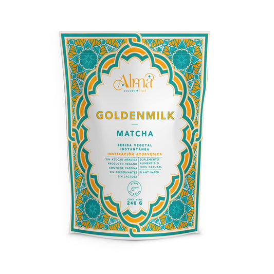 Goldenmilk Matcha 240 gr - Leche Dorada