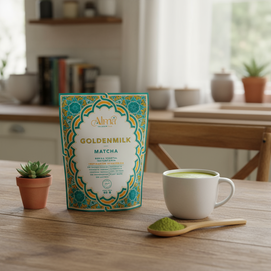Golden Milk Matcha 80 gr. Leche Dorada
