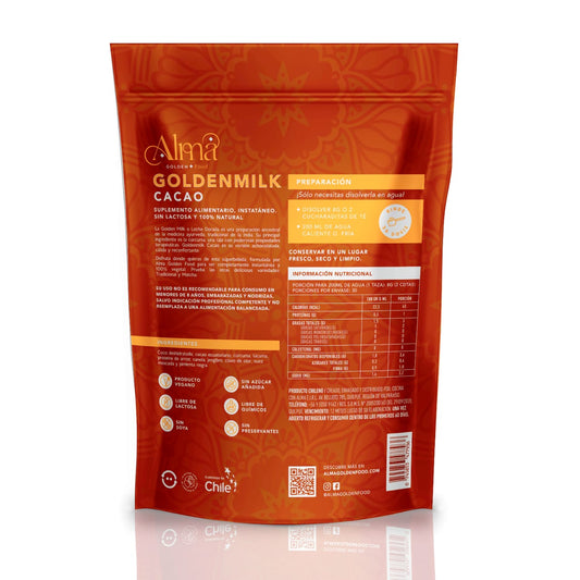 Goldenmilk Cacao 240 gr - Leche Dorada