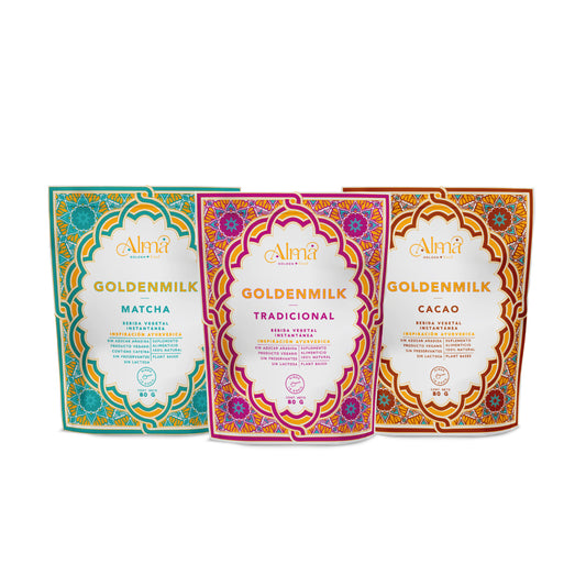 Trío Leche Dorada Golden Milk 80 gr