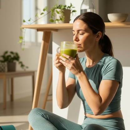 Goldenmilk Matcha y Maca Instantánea | Leche Dorada vegana con Matcha japonés y Maca blanca