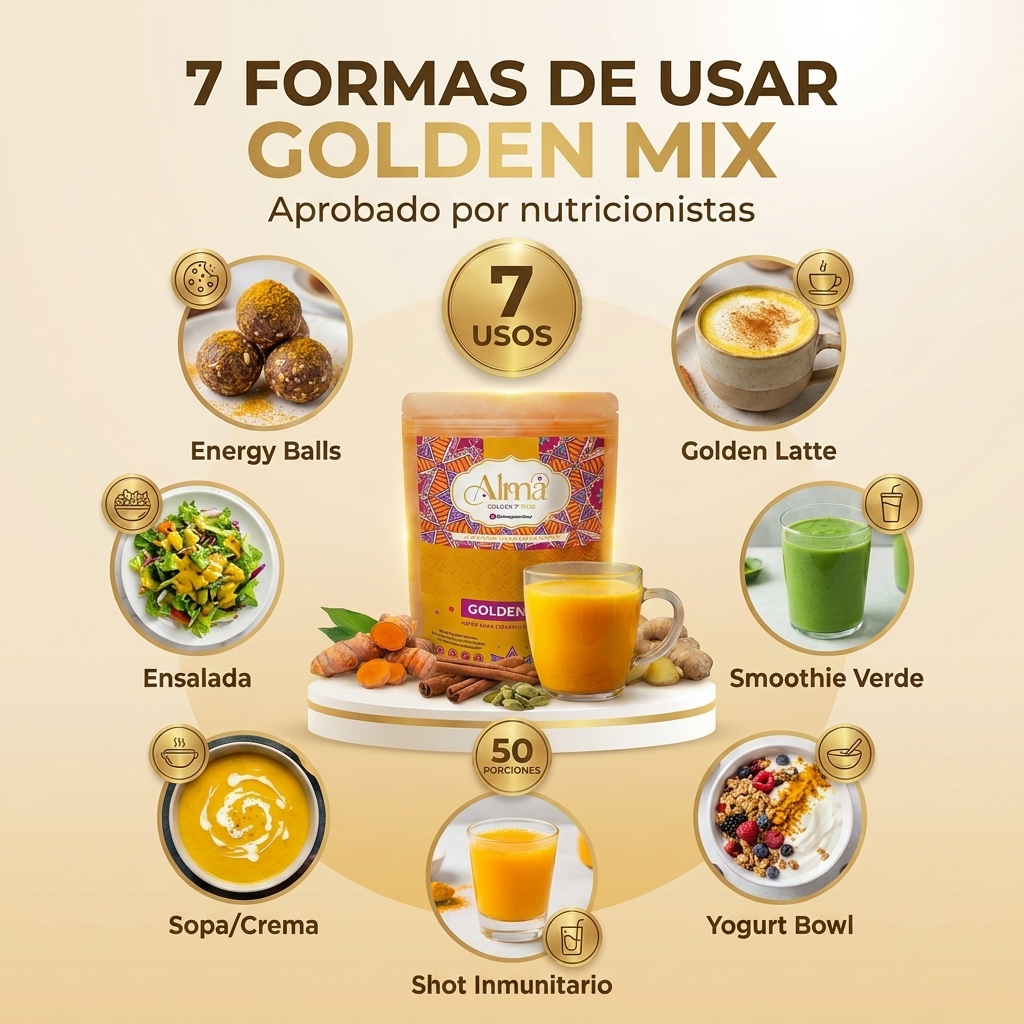 Golden Mix Alma 100g - Mix Dorado con Cúrcuma y Especias