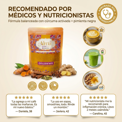 Golden Mix Alma 100g - Mix Dorado con Cúrcuma y Especias
