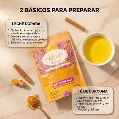 Golden Mix Alma 100g - Mix Dorado con Cúrcuma y Especias