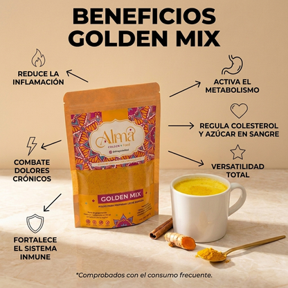 Golden Mix Alma 100g - Mix Dorado con Cúrcuma y Especias