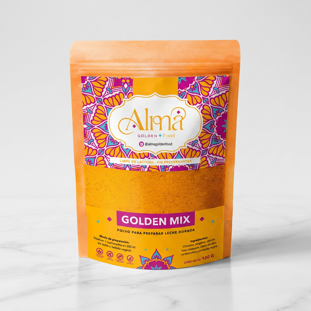 Golden Mix Alma 100g - Mix Dorado con Cúrcuma y Especias