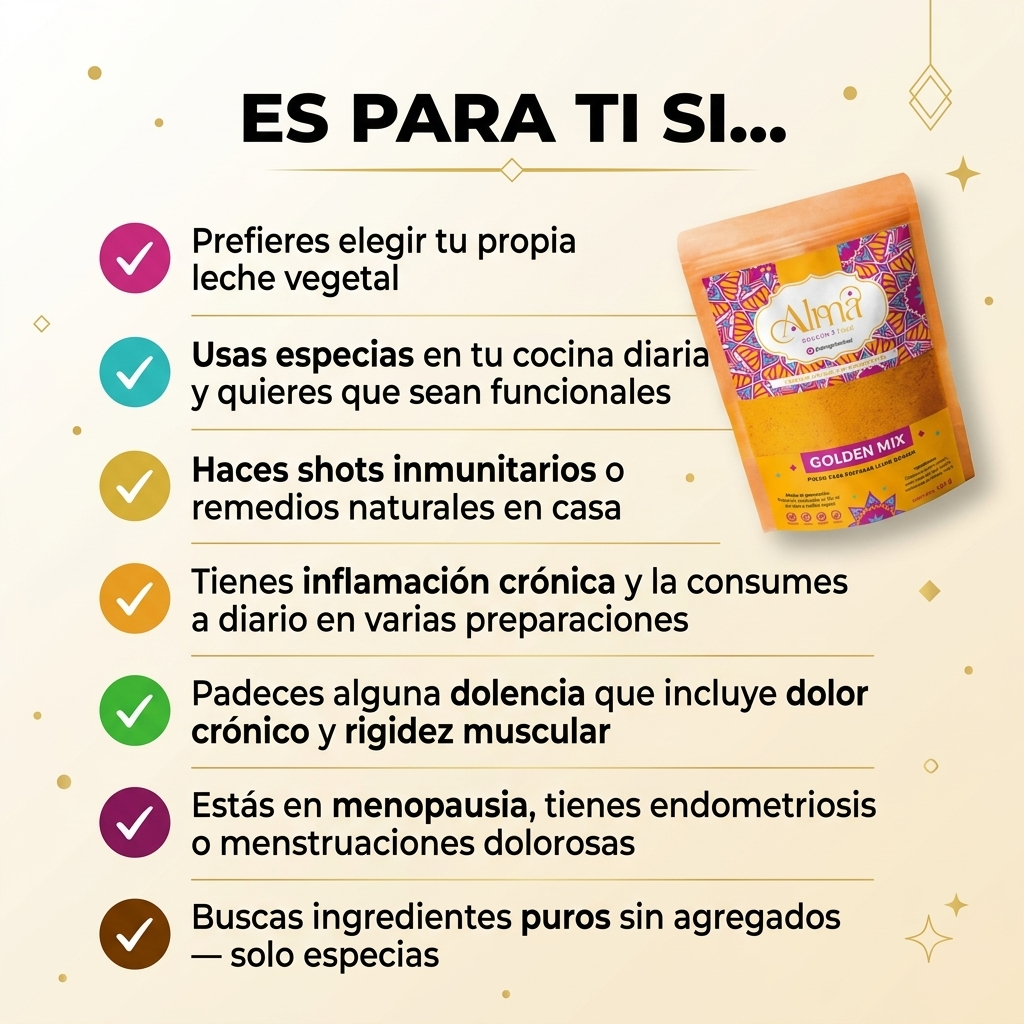 Golden Mix Alma 100g - Mix Dorado con Cúrcuma y Especias