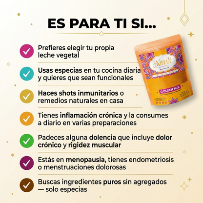 Golden Mix Alma 100g - Mix Dorado con Cúrcuma y Especias