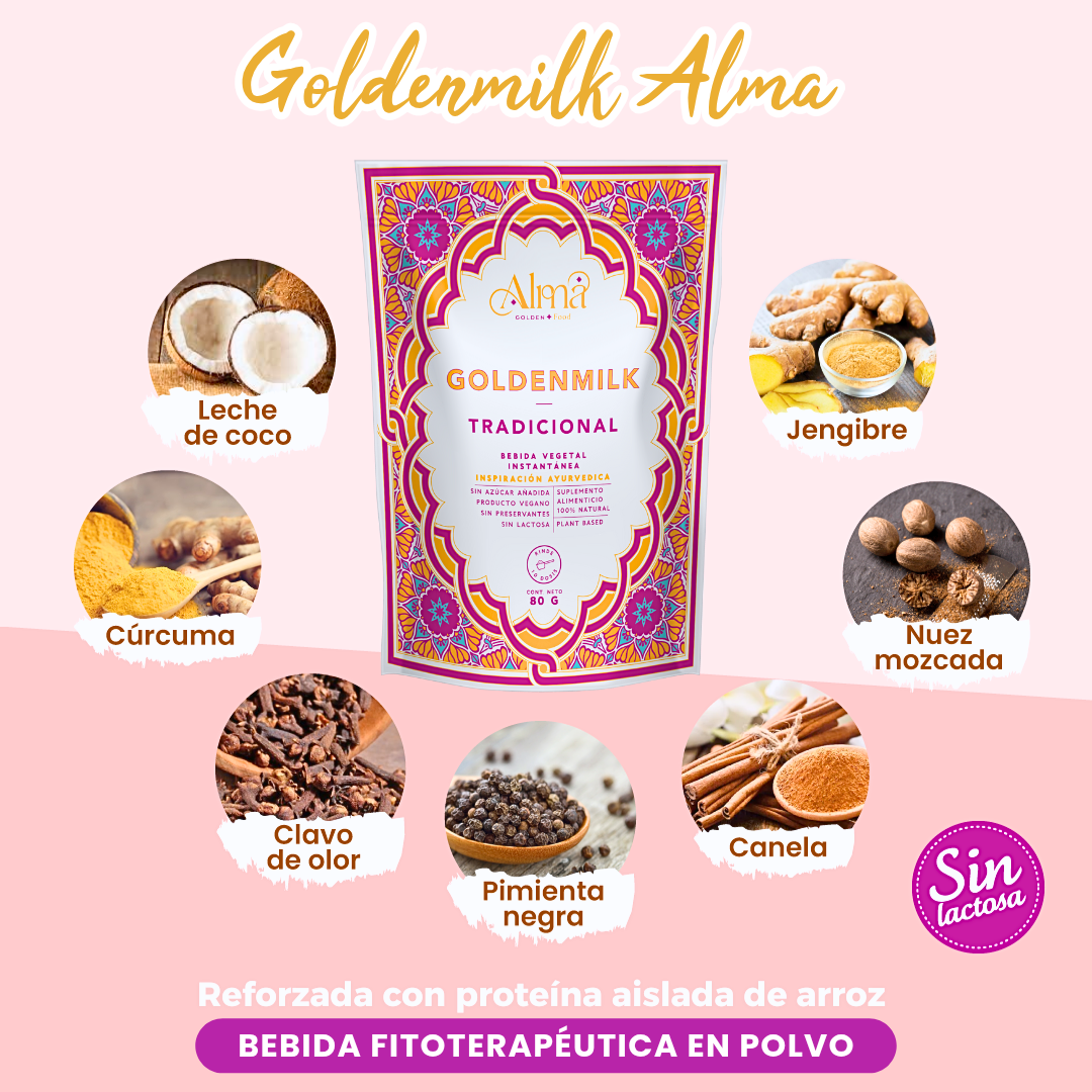 Goldenmilk Tradicional 240 gr Leche Dorada