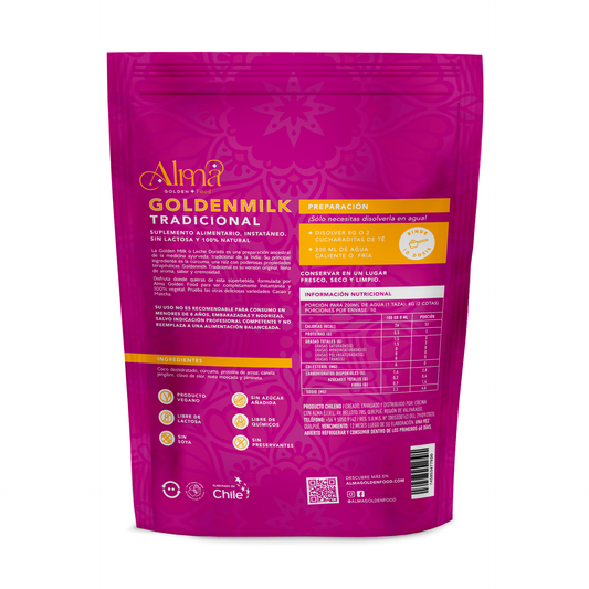 Golden Milk Tradicional 80 gr. - Leche Dorada